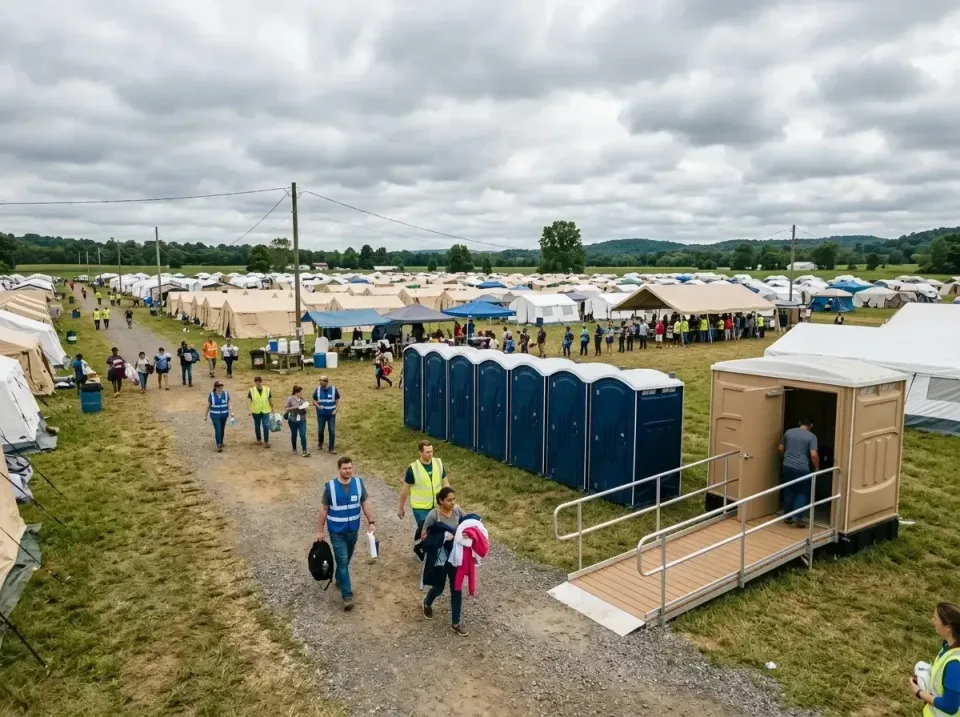 disaster-relief-camp-restrooms-010 — frequently asked questions, Dumpster & Portable Bathrooms Rental in Hackberry, TX
